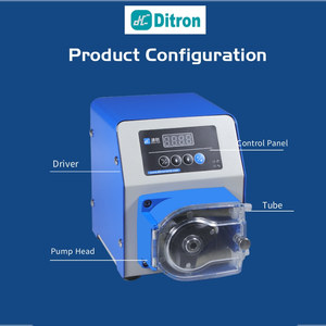 Ditrontech thu nhỏ dòng chảy cao Bơm nhu động với tốc độ hiển thị & nút điều khiển cho công nghiệp chuyển chất lỏng - Product Image 6