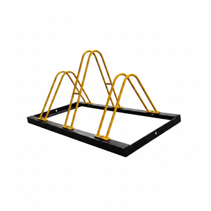 Support de vélo double face Triple Eco 40x112 cm en acier – Solution de rangement extérieur pour vélos - Product Image 2