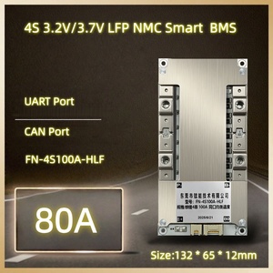 Bộ quản lý pin <span class=keywords><strong>BMS</strong></span> cho xe ba bánh điện, pin <span class=keywords><strong>Lithium</strong></span> LifePO4 Li-ion FN Smart <span class=keywords><strong>BMs</strong></span> 3s 4s 8s 16S 12V 24V 48V 30A 40A 50A 80A 100A 150A - Product Image 4