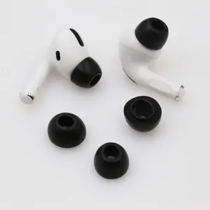 Black Memory Foam Replacement Tips for Apple Airpod Pro & Airpod Pro 2  Earbud Tips 