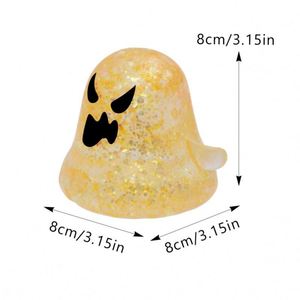 Juguete Blandito de Calabaza Fantasma de Halloween con Textura de Gelatina, Cubo para Apretar, Novedad para Relajación de Escritorio, Regalos de Halloween - Product Image 6