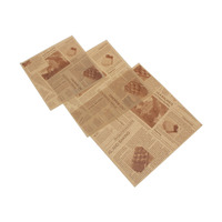 Papier sulfurisé double face antiadhésif et imperméable de qualité alimentaire pour sandwichs, taille personnalisée, vente en gros usine Hopewell