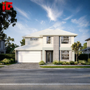 Villa Prefabbricata di Lusso <span class=keywords><strong>in</strong></span> Acciaio Leggero Personalizzata, Design Moderno, Confortevole e Conveniente <span class=keywords><strong>in</strong></span> <span class=keywords><strong>Vendita</strong></span> - Product Image 1