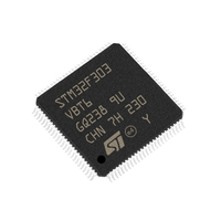 Componente electrónico IC de microcontrolador STM32F303VBT6 original, nuevo, en paquete LQFP100