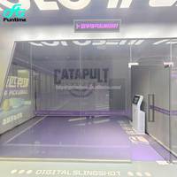 Jeu de pickleball interactif Funtime AR à 40 trous, projection interactive, multijoueur, respectueux de l'environnement, pliable, métal, capacité de 500 kg, 2 personnes
