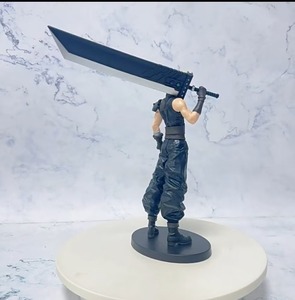 Figura Coleccionable de Cloud Strife de <span class=keywords><strong>Final</strong></span> <span class=keywords><strong>Fantasy</strong></span> VII Remake, Figura de Acción del Guerrero de Genshin Impact - Product Image 6