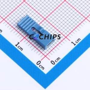 XD-JP254-1-135-0P-L-G1 Shorting Cap / Jumper Cap P=2.54mm Connector - Product Image 1