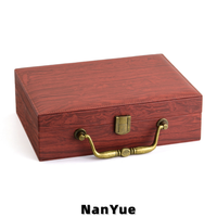Boîte à bijoux en cuir PU imitation grain de bois grande capacité avec miroir pour montres, bracelets, colliers, bagues, boucles d'oreilles