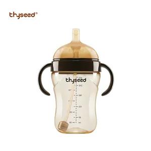 High Quality Thyseed Baby Milk Bottle PPSU For Baby Bottle Straw Bottle For Kid