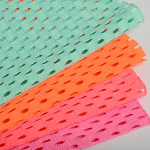 165gsm mềm polyester hình bầu dục lưới vải cho túi