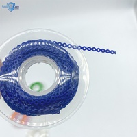 Chaîne élastique orthodontique dentaire Ultra Power, bande plastique continue longue et courte, manuelle, certifiée CE, matériel dentaire