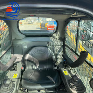 Cargadora compacta usada Caterpillar CAT 246D3 con cabina cómoda, minicargadora de ruedas de 3 toneladas CAT 246 en venta - Product Image 5