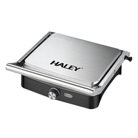 HALEY Machine à panini professionnelle Grille de contact détachable Grille électrique CB CE OEM Grille de table de barbecue électrique en acier inoxydable