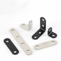 Support de fixation en acier au carbone estampé sur mesure certifié ISO 9001, pièces de quincaillerie métallique pliées et estampées, usage industriel, sac noir