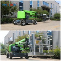 HNTIWIN Chine usine TW-V16 14m 16m 20m hauteur électrique bras incurvé plate-forme de travail ascenseurs hauteur réglable