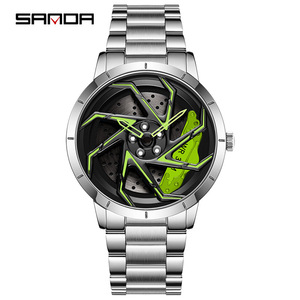 Reloj Deportivo SANDA 6008 para Hombre, Reloj de Pulsera Casual, LED Digital de Cuarzo con Doble Pantalla, Resistente al Agua - Product Image 3