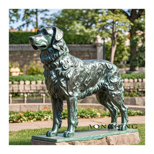 Statua di <span class=keywords><strong>Pitbull</strong></span> in bronzo a grandezza naturale in metallo per arte animale - Product Image 4