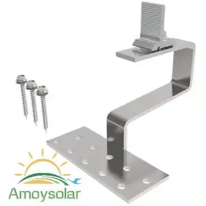 Custom Design Structure Ground Solar Aluminum Roof Hook