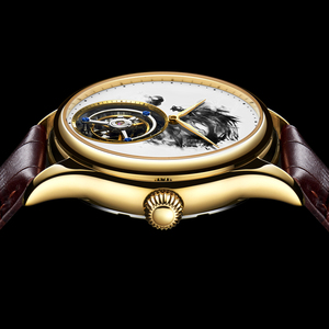 <span class=keywords><strong>Montre</strong></span> mécanique de luxe pour <span class=keywords><strong>homme</strong></span> avec logo personnalisé, tourbillon volant, saphir, étanche, style affaires, signes du zodiaque - Product Image 4