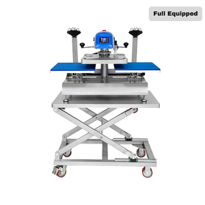 Máquina de sublimación neumática de doble estación Xinhong 4050 con impresora plana y alineación láser multicolor - Product Image 4