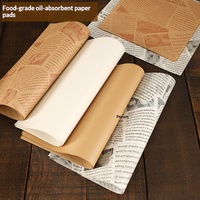 Papiers absorbants et anti-graisse Elven Knight pour frites, poulet frit, pains à hamburger - Plateaux à usage commercial pour la cuisine