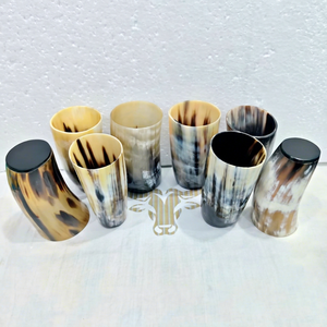 Verres à shot en corne de bœuf, design classique de luxe, écologiques et modernes, pour bière et hydromel, au meilleur prix. - Product Image 1