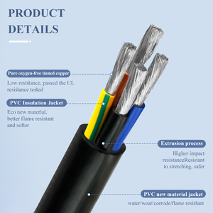 Minzan VW-1 2464 80C 6 lõi linh hoạt Shield Cable AWM 2464 22AWG 20AWG cáp điện PVC cách điện dây cho dây tín hiệu - Product Image 2