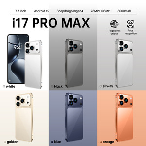 7.3 inch i17 Pro Max điện thoại thông minh Deca Core Snapdragon 800 Series 108mp phía sau máy ảnh QHD hiển thị CDMA 2G 256GB lưu trữ - Product Image 2