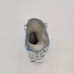 Decorazione per la casa arte ornamento astratto volto umano in ceramica vaso da discoteca fiori vetro specchio polresina o ceramica. - Product Image 4