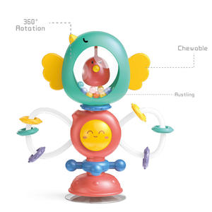 <span class=keywords><strong>Hochet</strong></span> pour bébé en forme d'oiseau <span class=keywords><strong>de</strong></span> dessin animé, jouet <span class=keywords><strong>de</strong></span> <span class=keywords><strong>table</strong></span> à manger, <span class=keywords><strong>hochet</strong></span> à mâcher, jouet à bâton avec <span class=keywords><strong>ventouse</strong></span> - Product Image 1