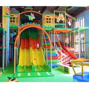 Grand labyrinthe pour enfants, aire de jeux intérieure, centre de jeux ninja, grand toboggan, balançoire, fabricants d'équipements de jeux intérieurs pour enfants - Product Image 1