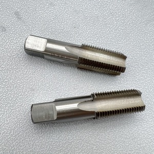 Jeu de tarauds à main pour tuyaux coniques <span class=keywords><strong>NPT</strong></span> HSS, 1/4-18 <span class=keywords><strong>NPT</strong></span> HSS, <span class=keywords><strong>taraud</strong></span> à tuyaux conique, <span class=keywords><strong>taraud</strong></span> haute vitesse de haute qualité - Product Image 4