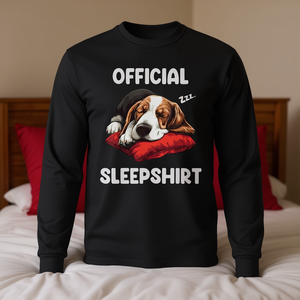 Camiseta oficial de Basset Hound para dormir, pijama de manga larga, ropa de dormir, camisa para amantes de los perros - Product Image 3