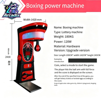 Machine d'arcade Boxer à monnayeur, testeur de force de frappe et de coup de pied, appareil de jeu sportif pour lieux de divertissement et de loisirs
