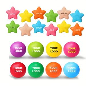 Ballons en mousse colorés en forme d'étoile pour la gestion <span class=keywords><strong>de</strong></span> la colère et l'exercice manuel, pour soulager l'anxiété et le stress, idéal comme cadeau - Product Image 1