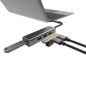 Hub USB-C <span class=keywords><strong>3</strong></span>-en-1 en gros, adaptateur réseau multiport USB <span class=keywords><strong>3</strong></span>.0, bon <span class=keywords><strong>prix</strong></span>, transfert de données pour tablettes OEM, emballé en boîte - Product Image 4