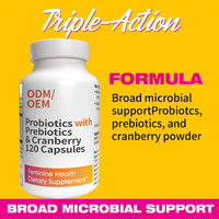 Probiotiques prébiotiques pour femmes, canneberge, vitamine C, proanthocyanidines 36 mg, comprimés de canneberge, probiotiques vaginaux, capsules de canneberge