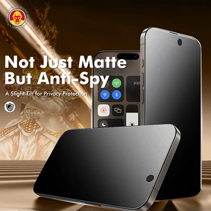 26 ° Protector de Pantalla de Vidrio Templado Mate Privacy Monkey King para 17 Air <span class=keywords><strong>13</strong></span> 14 15 16 17 OG, Vidrio sin Burbujas, Resistente al Polvo, Suave para Juegos - Product Image 3