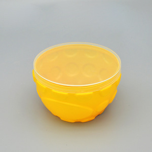 Pineapple Shape Plastic Food Container <b>Large</b> Capacity Round Kitchen Storage <b>Bin</b> For Food Pet Material - Product Image 3