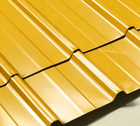 Direktlieferung ab Werk Hua Marke Einlagige Wellblech PPGI Farbbeschichtete Stahldachplatte Verzinkte Metalldachziegel EN 10143
