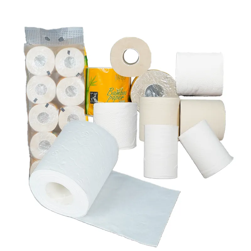 OEM Wholesale Virgin Pulp Toilet Tissue Rolls Printed Toilet Paper Roll For Christmas