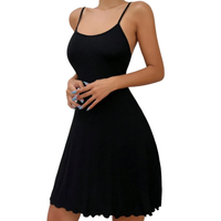 Nouvelle Arrivée Robe de Nuit Sexy en Modal pour Femme, Très Extensible, Douce, Unie, en Bambou, Vêtement de Nuit Uni ou Imprimé, Été Hiver