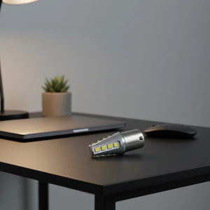 Luz de Reversa LED 1156 BA15S P21W <span class=keywords><strong>Roja</strong></span> Ámbar Blanca Azul 12V/24V 1157 BAY15D P21/5W LED Luz de Freno Direccional para Auto Iluminación LED - Product Image 4