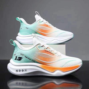 2025 New Style Student Casual Shoes <b>Men</b> Sneakers Breathable Mesh Running Shoes Light Weight <b>Sock</b> Closure <b>Black</b> All Seasons - Product Image 3