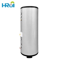 Réservoir d'eau chaude domestique 200L 300L en acier inoxydable SUS304/316L, réservoir tampon duplex en acier inoxydable pour pompe à chaleur air-eau