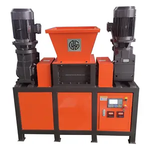 Plastik parçalayıcı kırma n stok plastik parçalayıcı kırma geri dönüşüm parçalama dizel motor Powered plastik çöp öğütücü