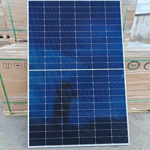 Panneau solaire monocristallin de type N 580W 585W 590W 182mmx182mm à cellules demi-coupées, module photovoltaïque bifacial double vitrage - Product Image 5
