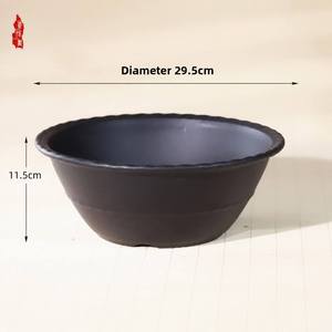 Pots à fleurs en résine imitant la céramique d'argile violette pour plantes succulentes, bougainvilliers, contrôle des racines, design épuré, usage en <span class=keywords><strong>jardin</strong></span> - Product Image 1
