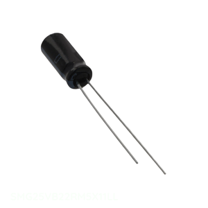 Condensateur original 22 uF traversant, en aluminium, 22UF 20% 25V RADIAL TH SMG25VB22RM5X11LL - Product Image 1
