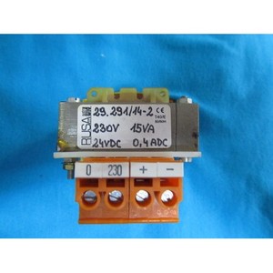 Transformador monofásico con rectificador 15VA 29.291/14-2 - Product Image 1